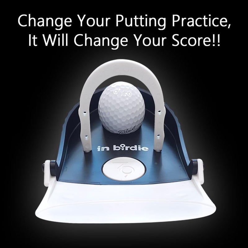 BIRDIE79 In birdie Putting Trainer – Indoor Golf Putting Aid with 3 Practice Modes (Uphill, Downhill, Straight) – Micro Target Design for Accuracy – Portable & Foldable Golf Training Equipment for Home, Office - Image 3